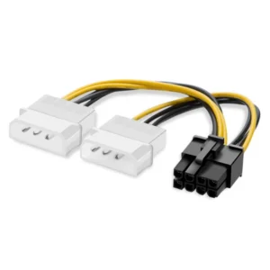 ADAPTADOR 2X MOLEX PARA PCI-E 8 PINOS